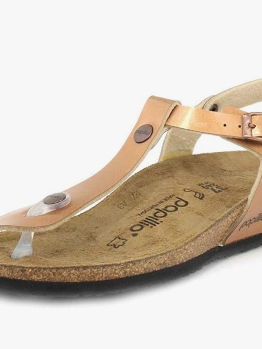 Papillio X Birkenstock Ashley Ankle Strap/Thong Wedge Sandals Size 40 EU